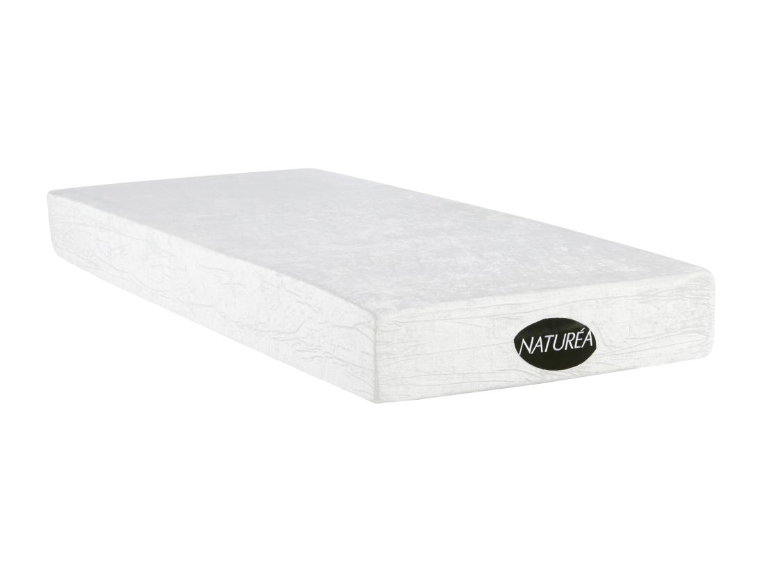 Vente Unique Matelas De Relaxation 80 X 200 Cm Mousse à Mémoire De Forme Et Coutil Bambou ép.20cm - PARURE De NATUREA