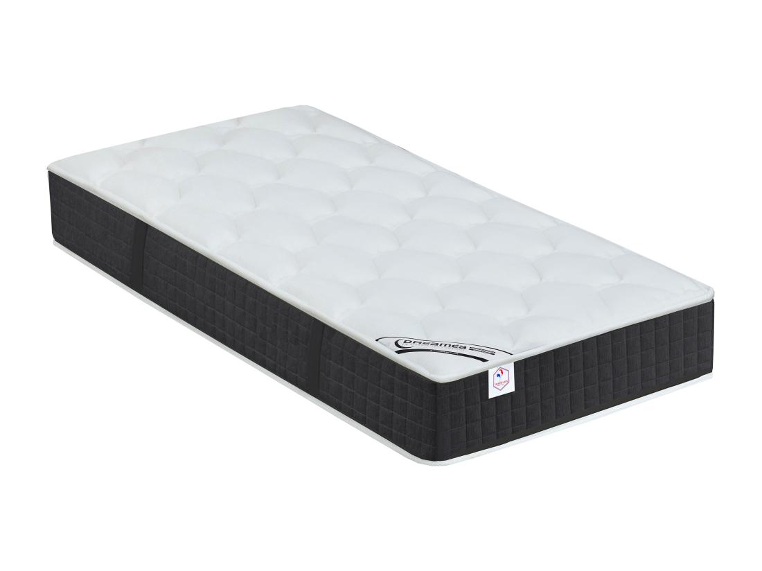 vente unique Matelas de relaxation 80 x 200 cm ressorts ensachés et mémoire de forme ép.24cm - PAROX II de DREAMEA