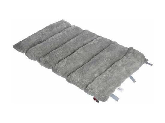 Vente Unique Matelas De Voyage Pour Animaux Avec Interieur En Sherpa "Essentiel" - Noir/Gris - L 80 X L 50 Cm
