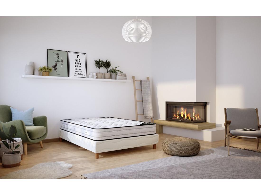 Vente Unique Matelas MemoryFoam 70x190 Hauteur 25cm