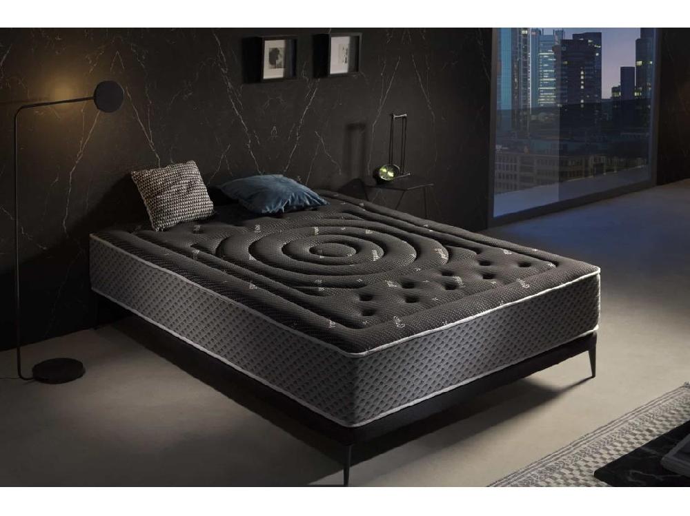 Vente Unique Matelas Premium Black Multizone 27cm - 140x190 Cm