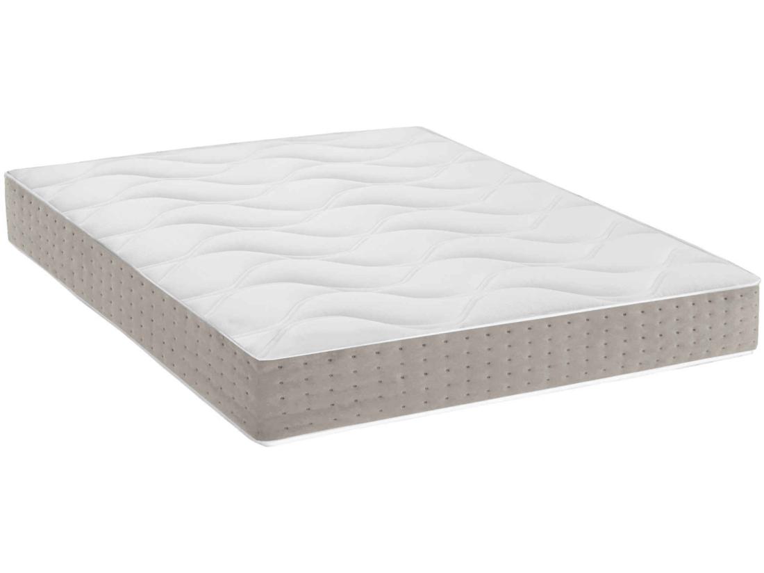 Vente Unique Matelas Ressorts Ensachés + Mousse Mémoire 24cm 140x190