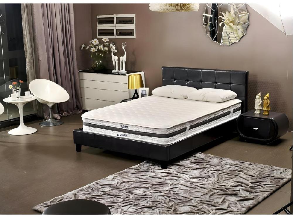Vente Unique Matelas Ressorts Et Mémoire De Forme "Viva First" - 140 X 190 X 26 Cm