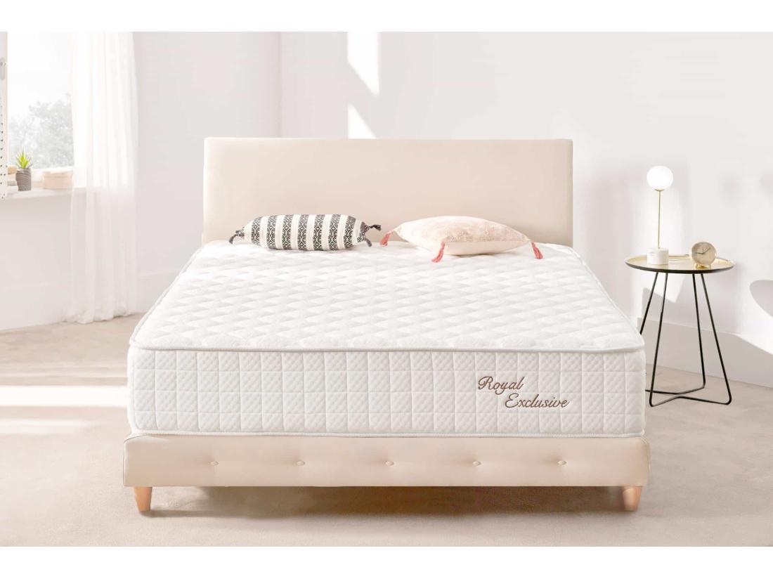 Vente Unique Matelas Royal Exclusive Ressorts Ensachés 30cm - 200x200 Cm