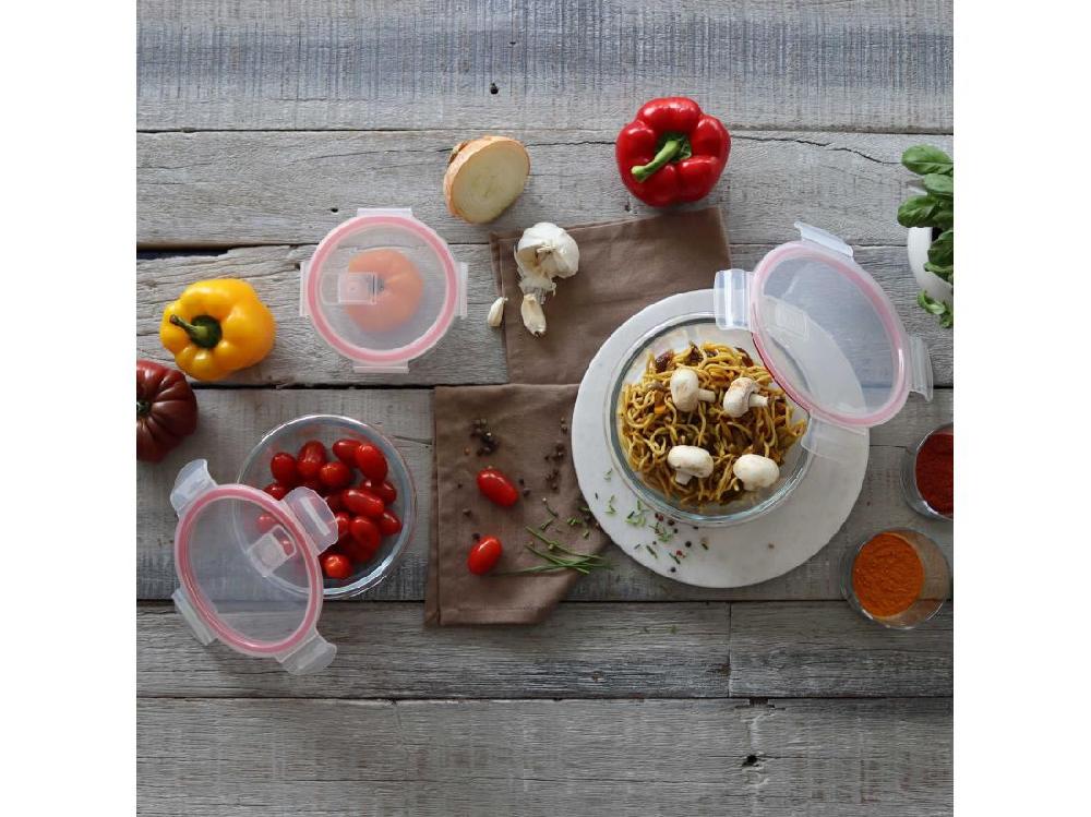 Vente Unique Menastyl - Boite Hermetique Ronde + Couvercle 640ml Clementine