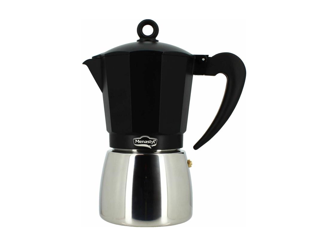 vente unique Menastyl - Cafetiere Moka 9 Tasses En Aluminium Induction 523ml