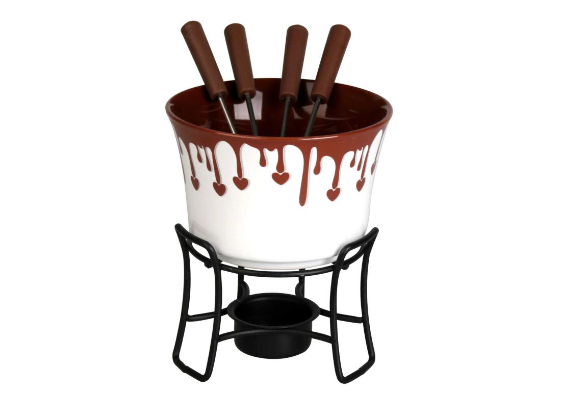 vente unique Menastyl - Service 6 Pieces Pour Fondue Au Chocolat Gentiane
