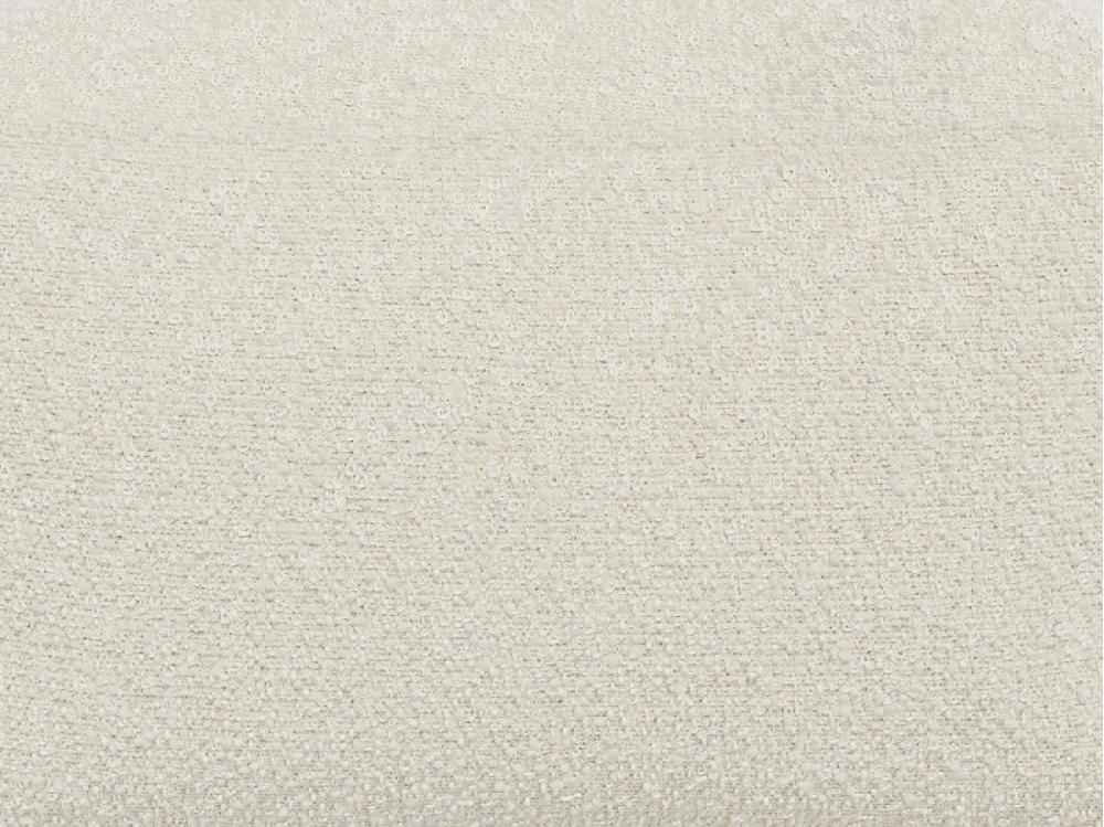 Vente Unique Méridienne En Tissu Bouclette Beige NOUMARA