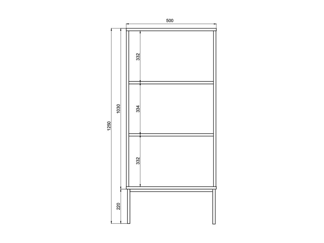 Vente Unique Meuble à Chaussures 3 Portes - 50x30x125 Cm - Grège Avec Pieds Noires - VELDIO