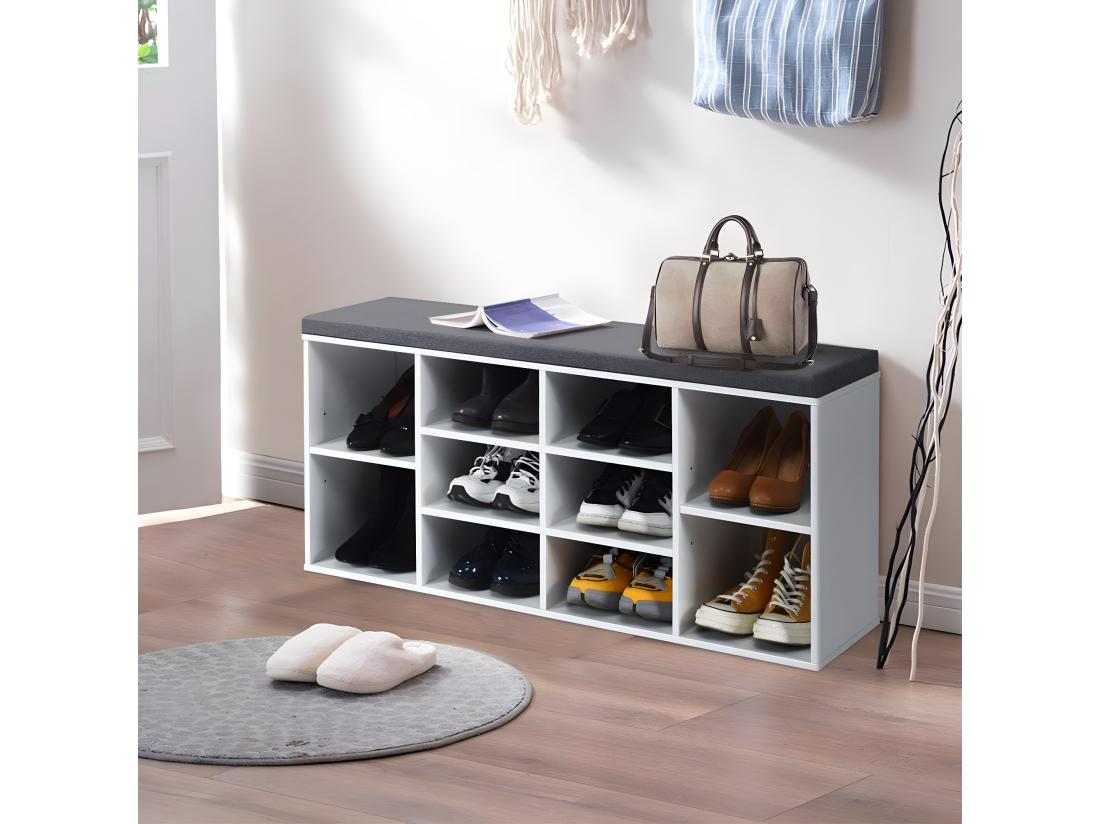 vente unique Meuble à Chaussures/Banc à Chaussures 104x30x48CM vente unique Meuble à Chaussures/Banc à Chaussures 104x30x48CM