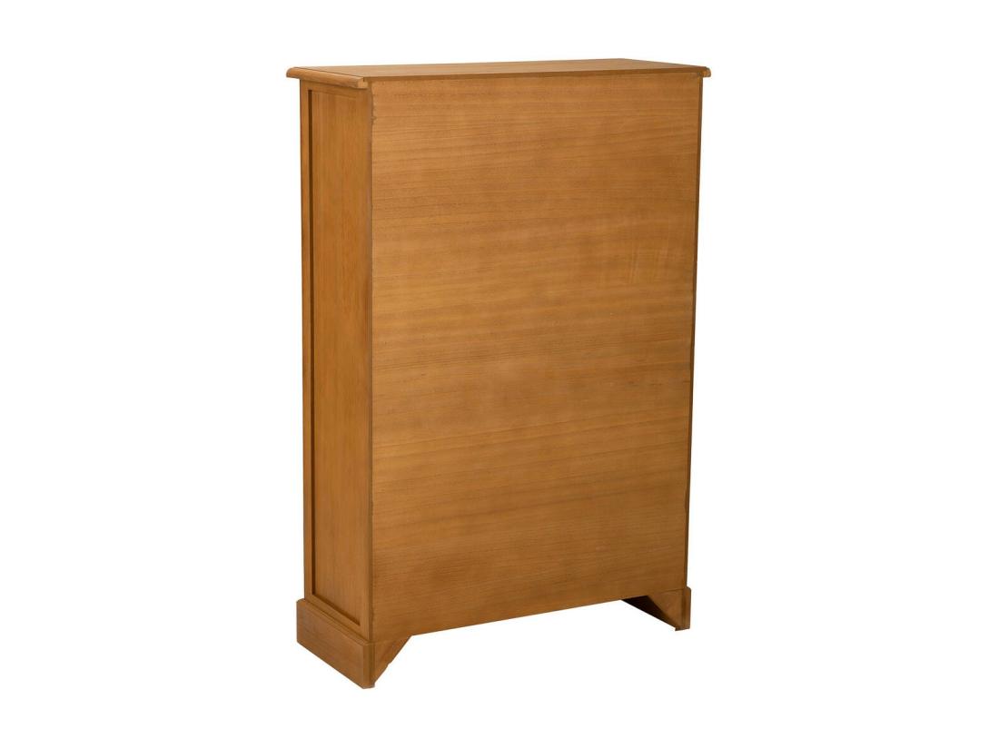Vente Unique Meuble à Chaussures En Bois Marron 80x33x120 5h Cm