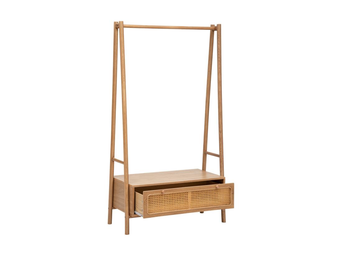 vente unique Meuble d'entrée Vestiaire en bois avec 1 tiroir H 162 cm