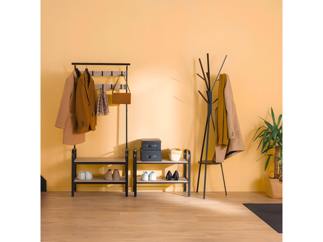 Vente Unique Meuble D'Entrée Vestiaire "Jano" 170cm Naturel