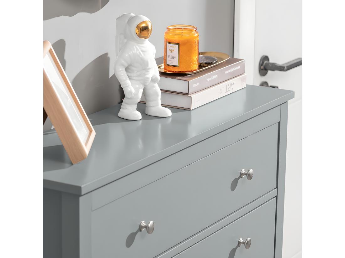 Vente Unique Meuble De Rangement à Chaussures Armoire à Chaussures Commode à Chaussures 2 Abattants FSR89-HG