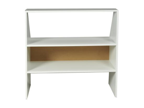 Vente Unique Meuble De Rangement Sous Pente ALIX H. 100 X L. 100 X P. 50 Cm Blanc