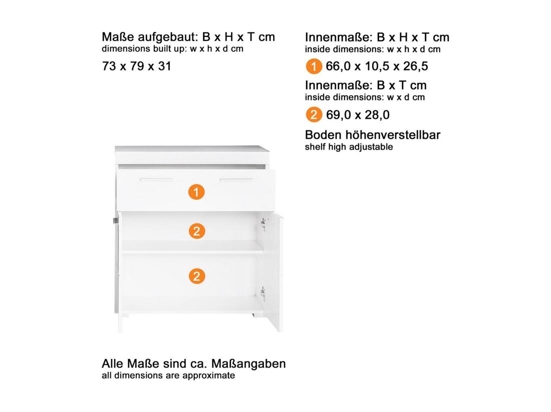 Vente Unique Meuble De Salle De Bain Amanda Gris 73x79x31 Cm EPIKASA