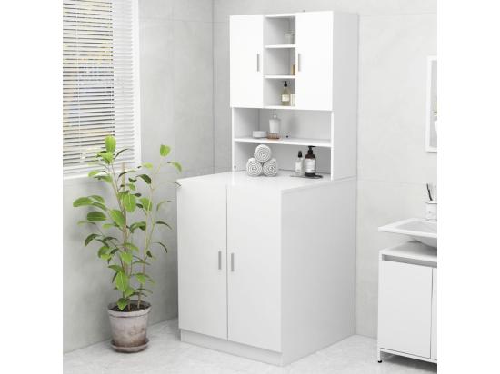 vente unique Meuble pour machine à laver Blanc 70 5x25 5x90 cm