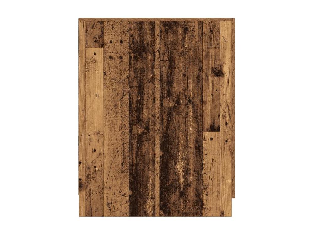 Vente Unique Meuble Pour Machine à Laver Vieux Bois 70 5x71 5x91 5 Cm