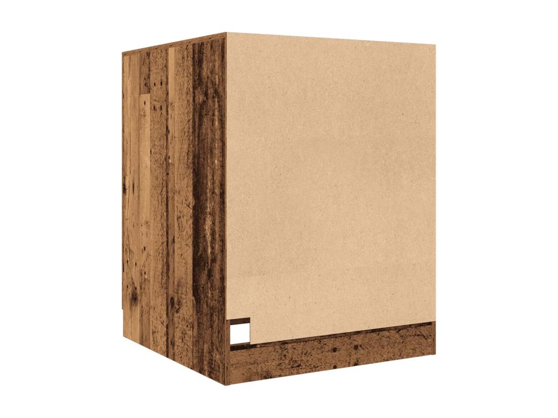 Vente Unique Meuble Pour Machine à Laver Vieux Bois 70 5x71 5x91 5 Cm