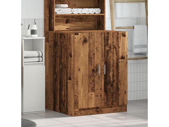 Vente Unique Meuble Pour Machine à Laver Vieux Bois 70 5x71 5x91 5 Cm
