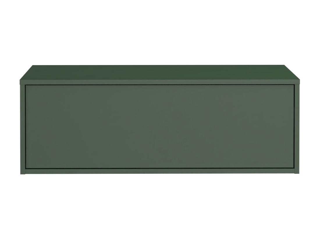 Vente Unique Meuble Sous Vasque Suspendu - Coloris Vert Mat - 94 Cm - TEANA II