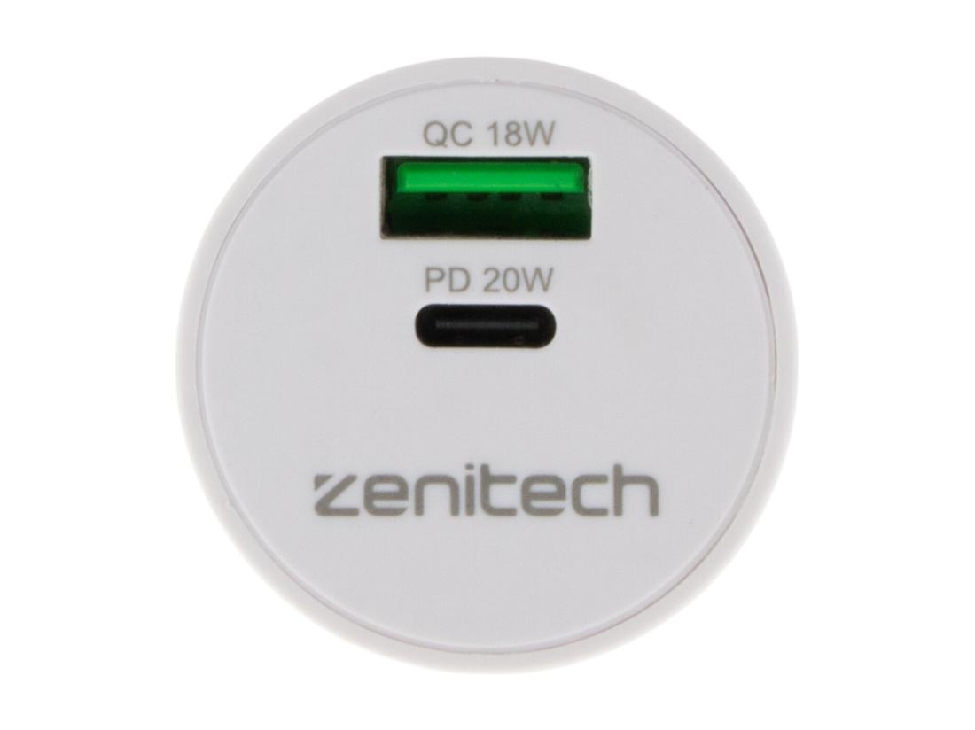 Vente Unique Mini Chargeur USB A+C - Quick Charge - 20W - Zenitech