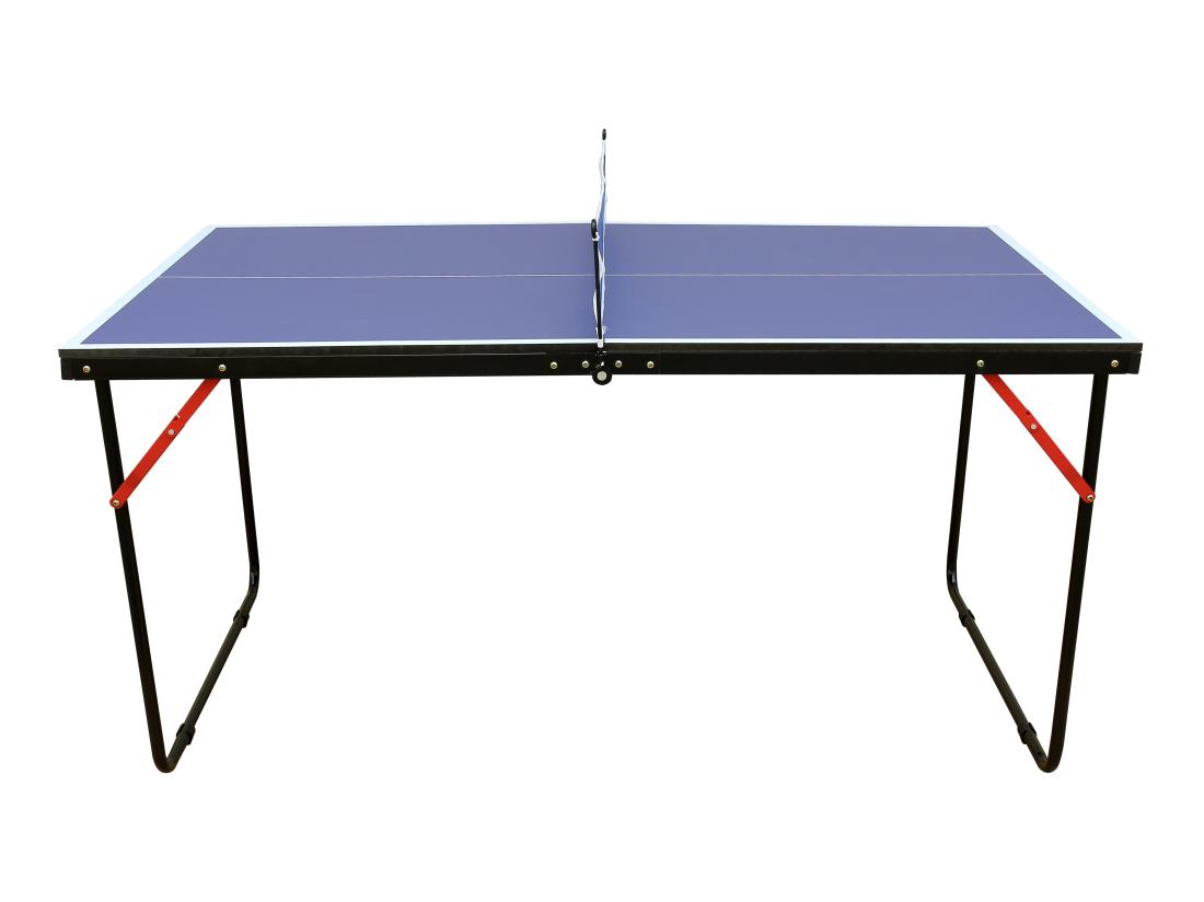 Vente Unique Mini Table De Ping-pong Avec Raquettes Balles Et Filet - L137 X P76 X H67 Cm - DENIS