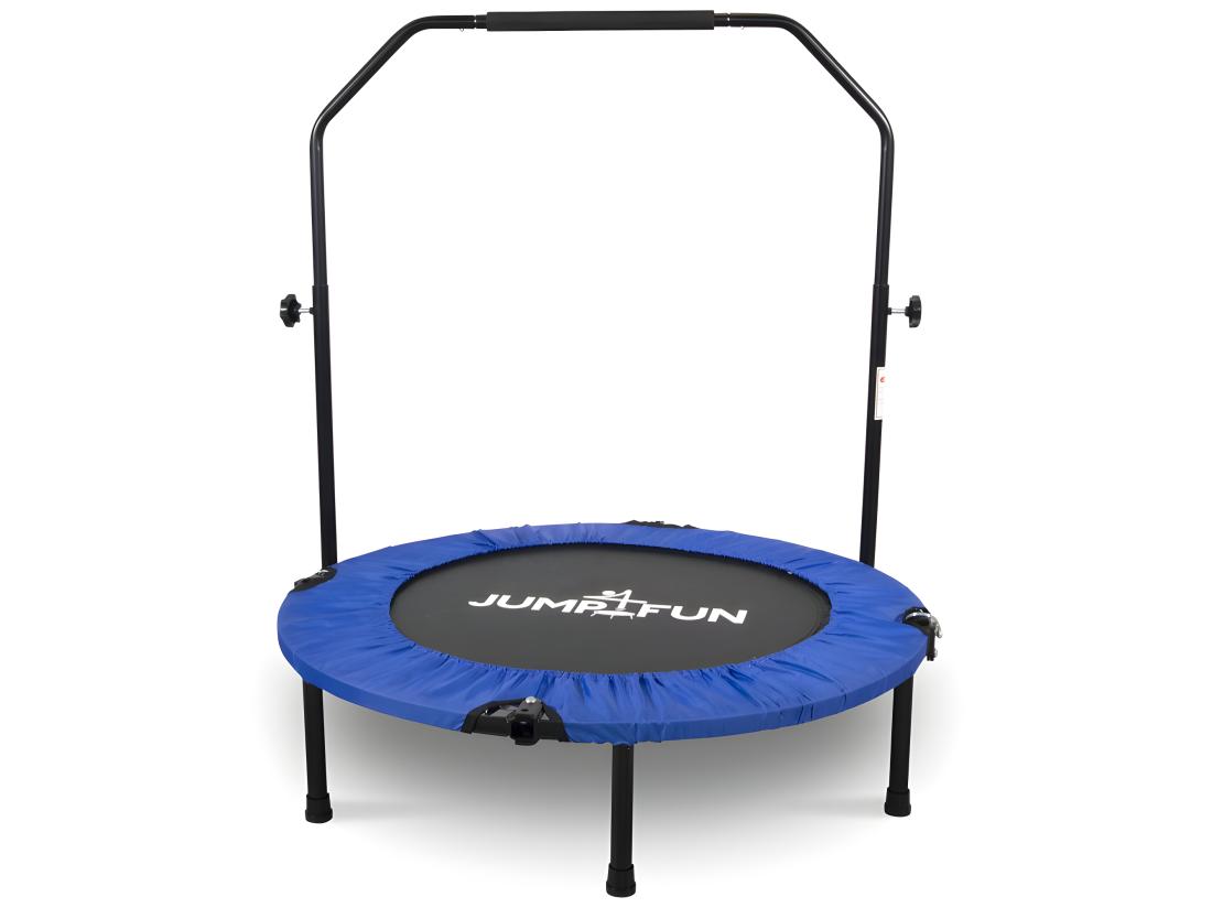 vente unique Mini Trampoline Fitness Jump4fun Pliable Double-Bar - Ø92cm