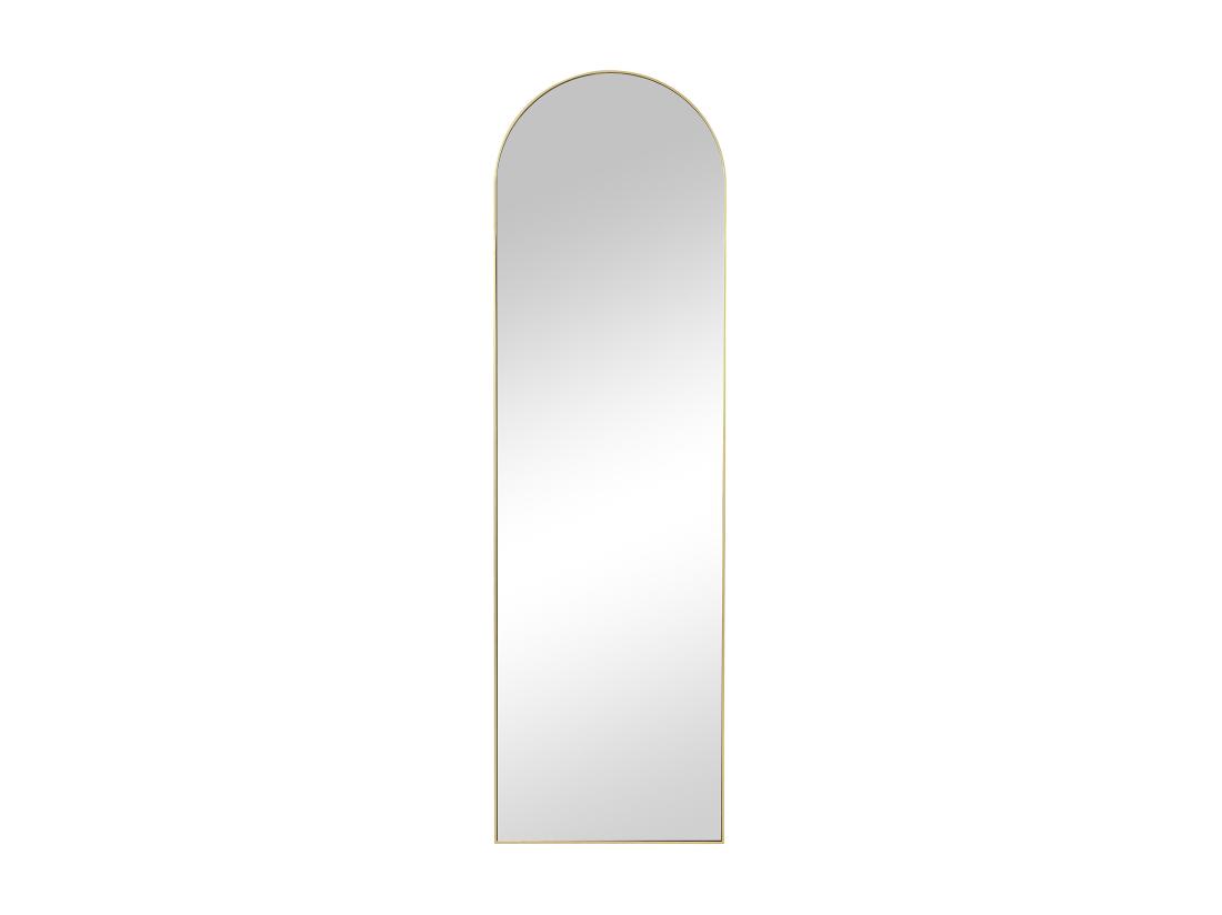 Vente Unique Miroir Arche à Poser En Métal - L. 50 X H. 170 Cm - Doré - MAILEN
