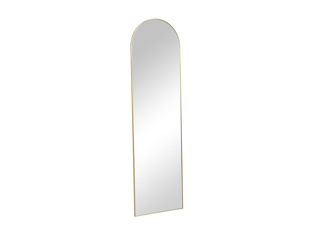 Vente Unique Miroir Arche à Poser En Métal - L. 50 X H. 170 Cm - Doré - MAILEN