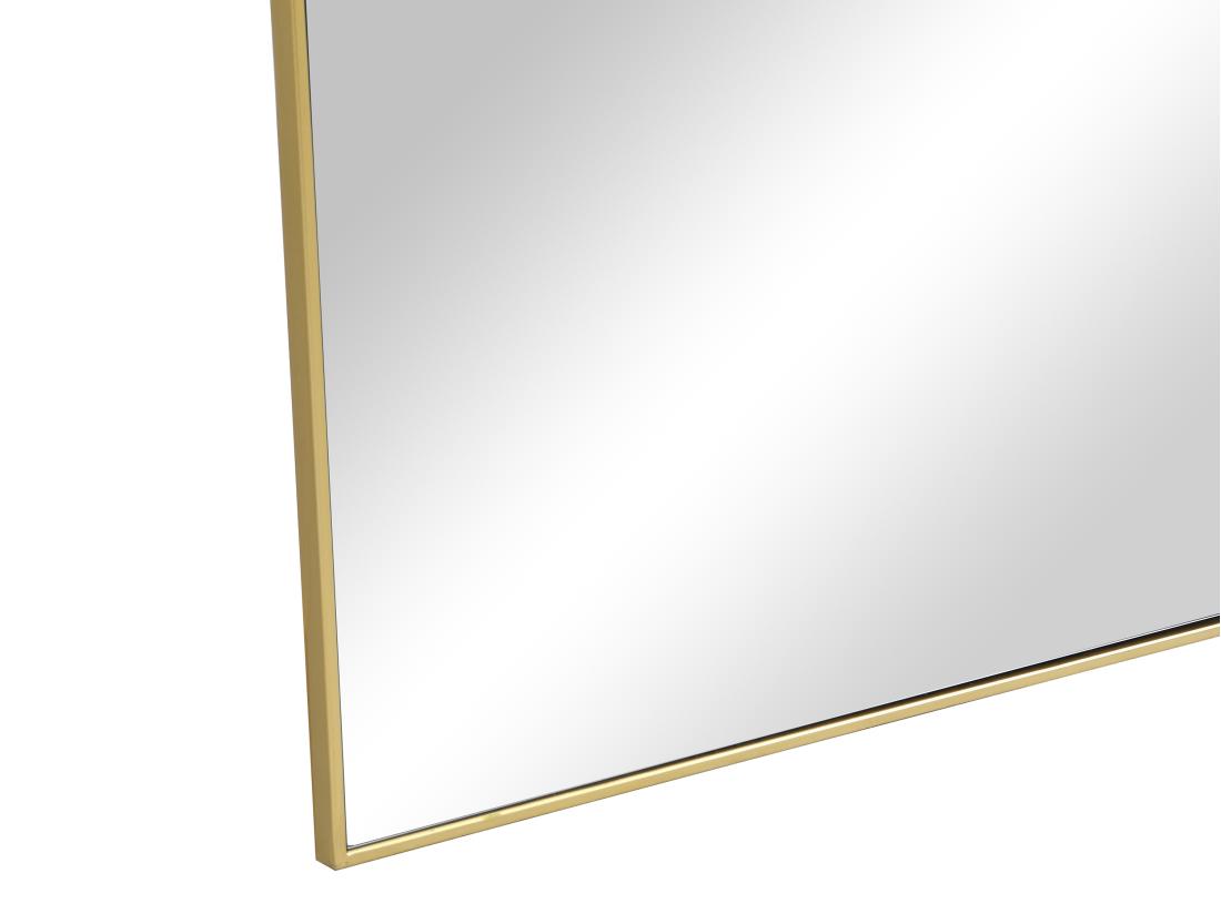 Vente Unique Miroir Arche à Poser En Métal - L. 50 X H. 170 Cm - Doré - MAILEN