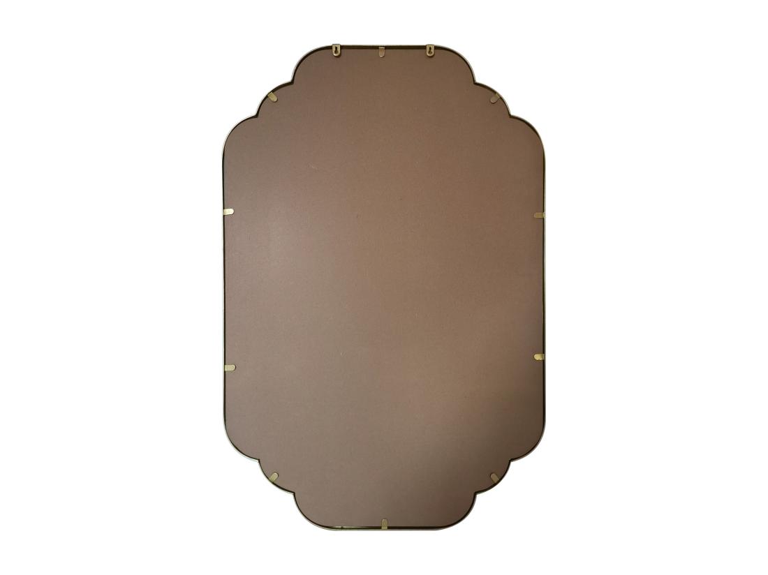 Vente Unique Miroir Art Déco Doré Antique - L. 70 X H. 105 Cm - DALVIA