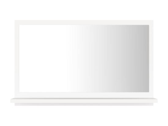 Vente Unique Miroir De Salle De Bain Blanc 60x10 5x37 Cm Bois D’ingénierie
