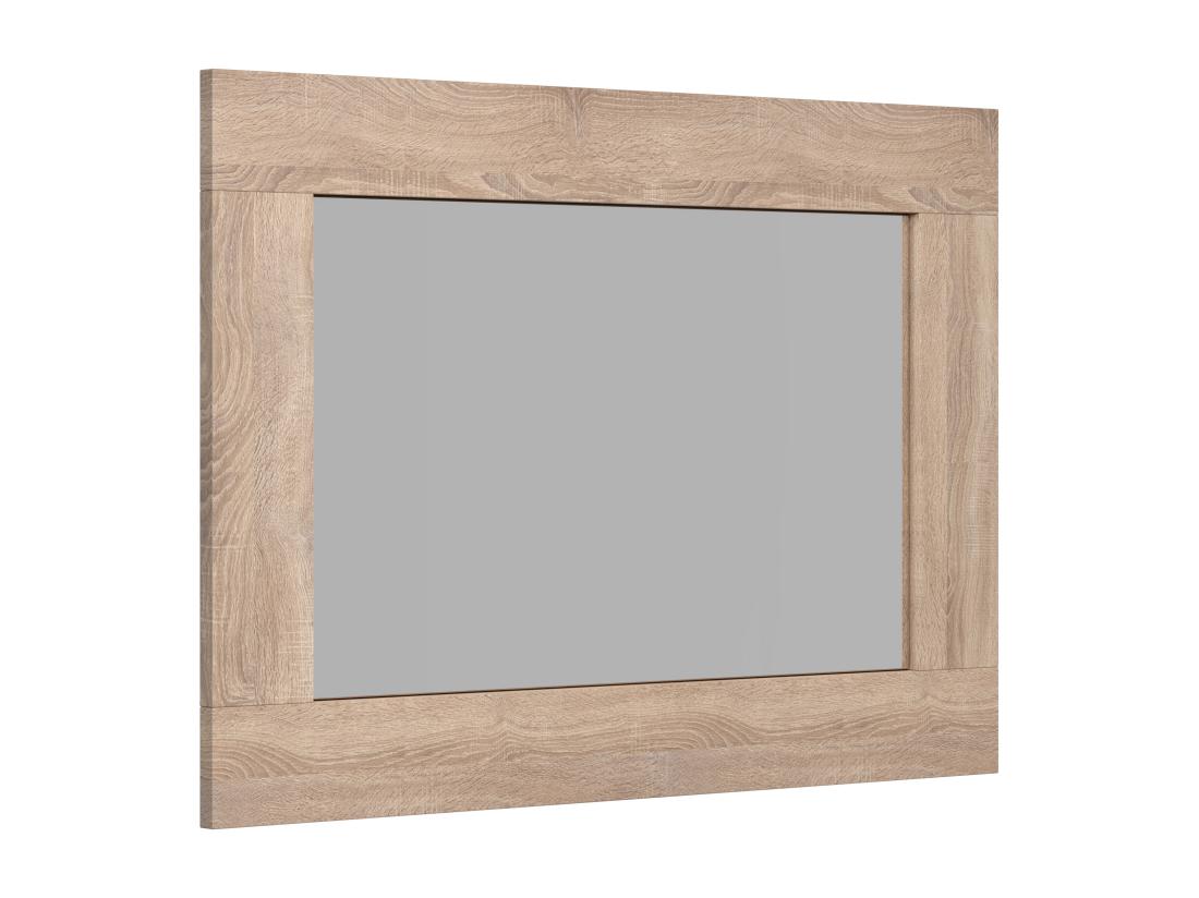 Vente Unique Miroir De Salle De Bain Contour Chêne - L70 X H50 Cm - ALANA