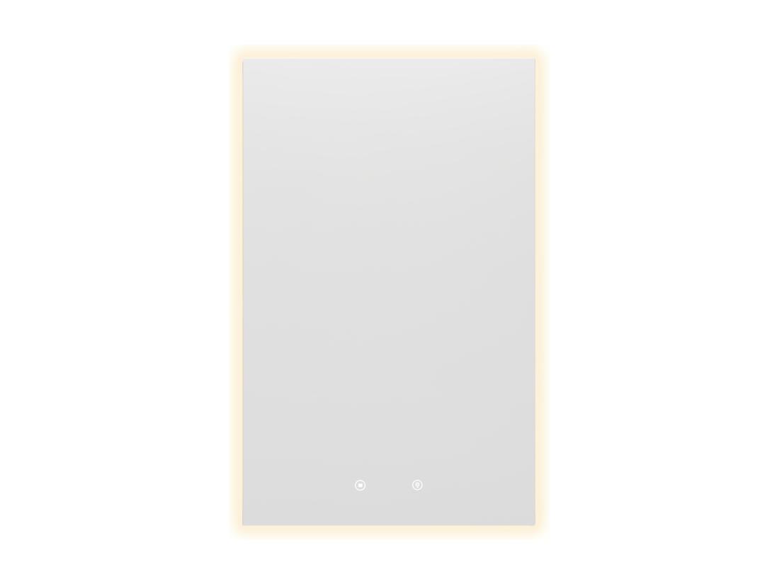 Vente Unique Miroir De Salle De Bain Lumineux Rectangulaire Anti Buée - 50 X 80 Cm - MASUA