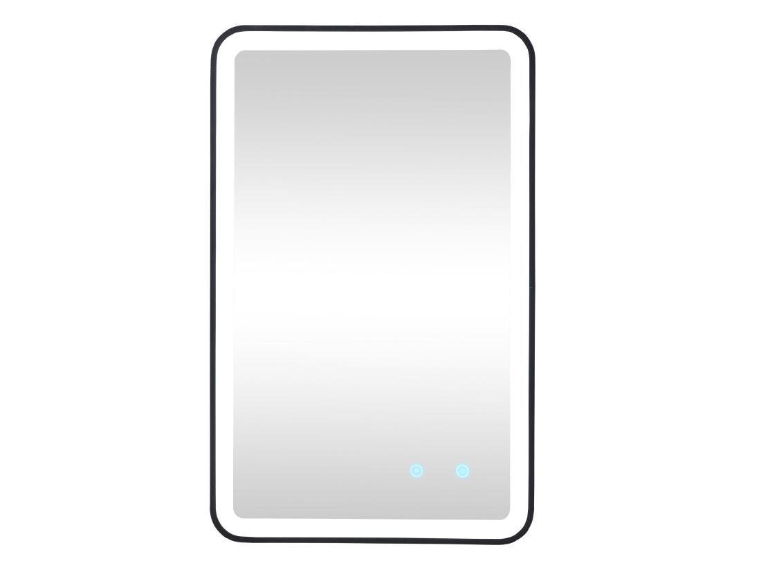 Vente Unique Miroir De Salle De Bain Lumineux Rectangulaire Anti Buée - 50x80 Cm - LIMORICO