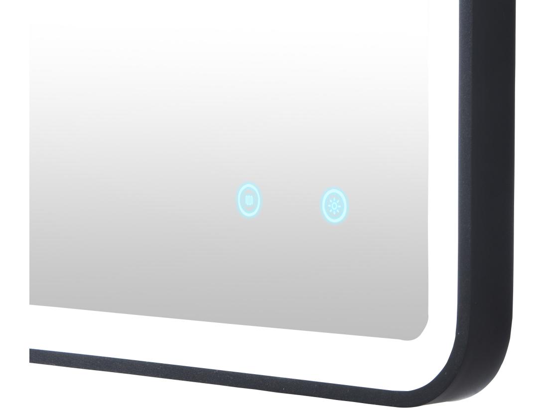 Vente Unique Miroir De Salle De Bain Lumineux Rectangulaire Anti Buée - 50x80 Cm - LIMORICO