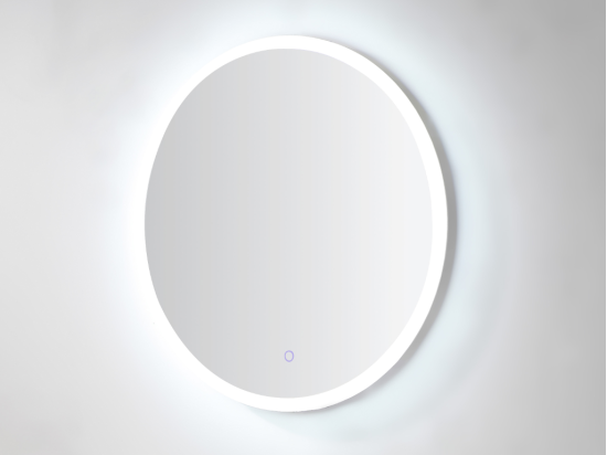 vente unique Miroir de salle de bain lumineux rond à leds anti-buée - D60 cm - DANIELA