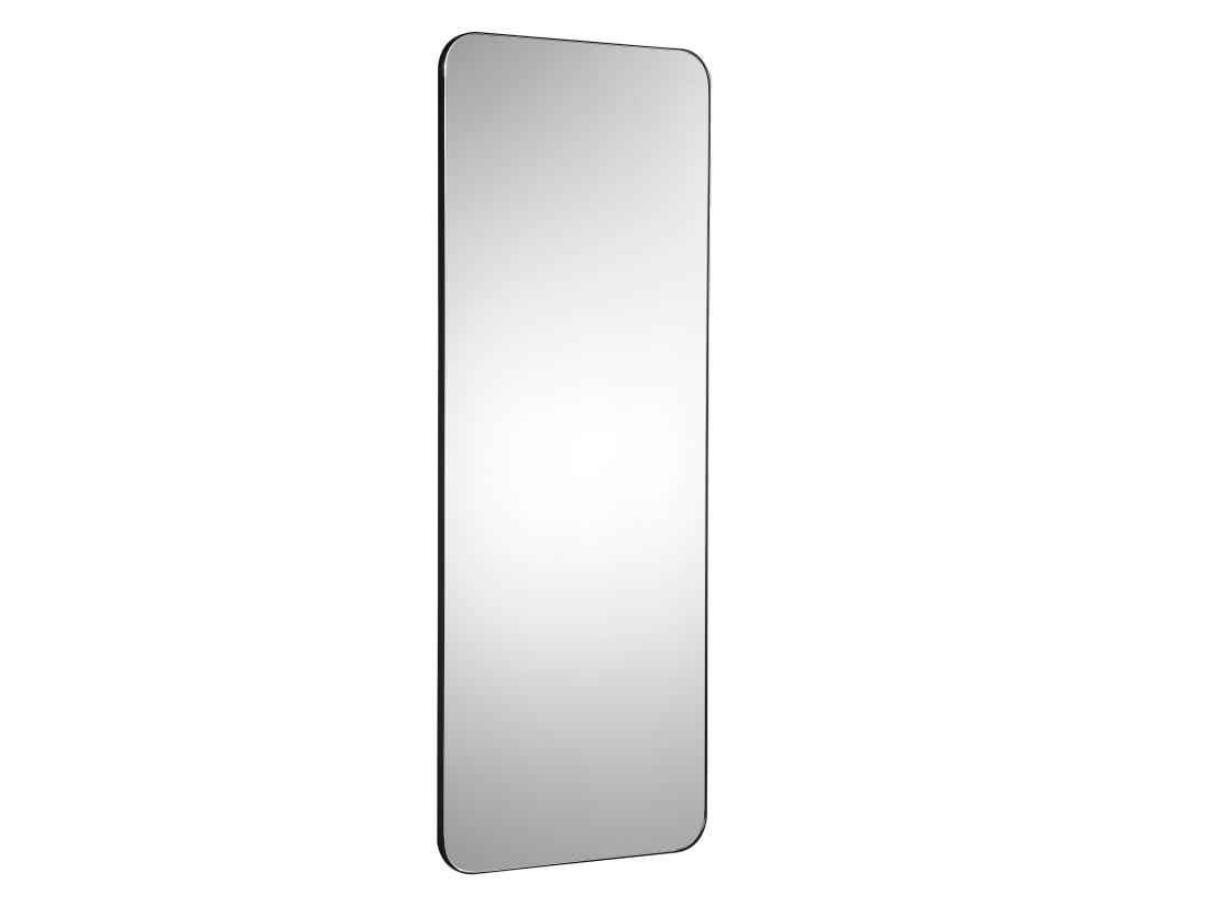 Vente Unique Miroir De Salle De Bain Rectangle Contour Noir - 140x50 Cm - DEMETRIA