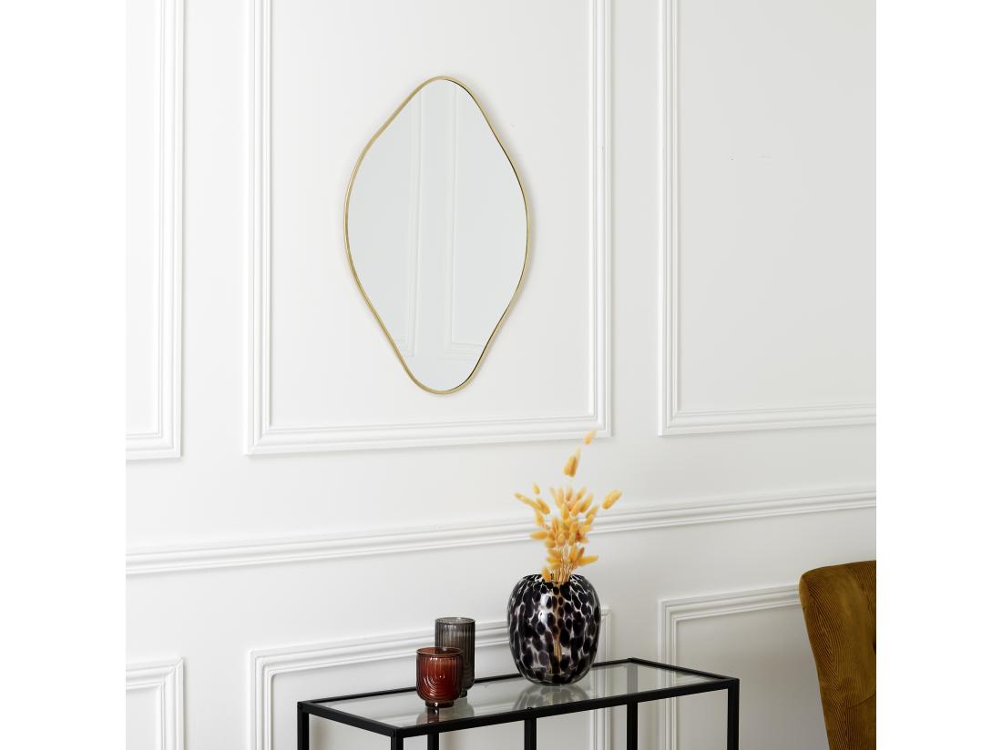vente unique Miroir Deco Contour Dore Losange H60cm Come