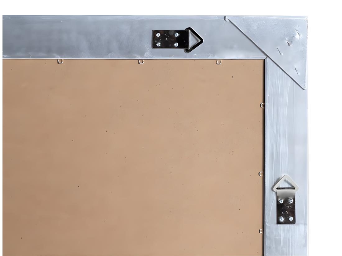 Vente Unique Miroir En Bois D'eucalyptus Avec Moulures - L. 80 X H. 190 Cm - Argenté - ELVIRE