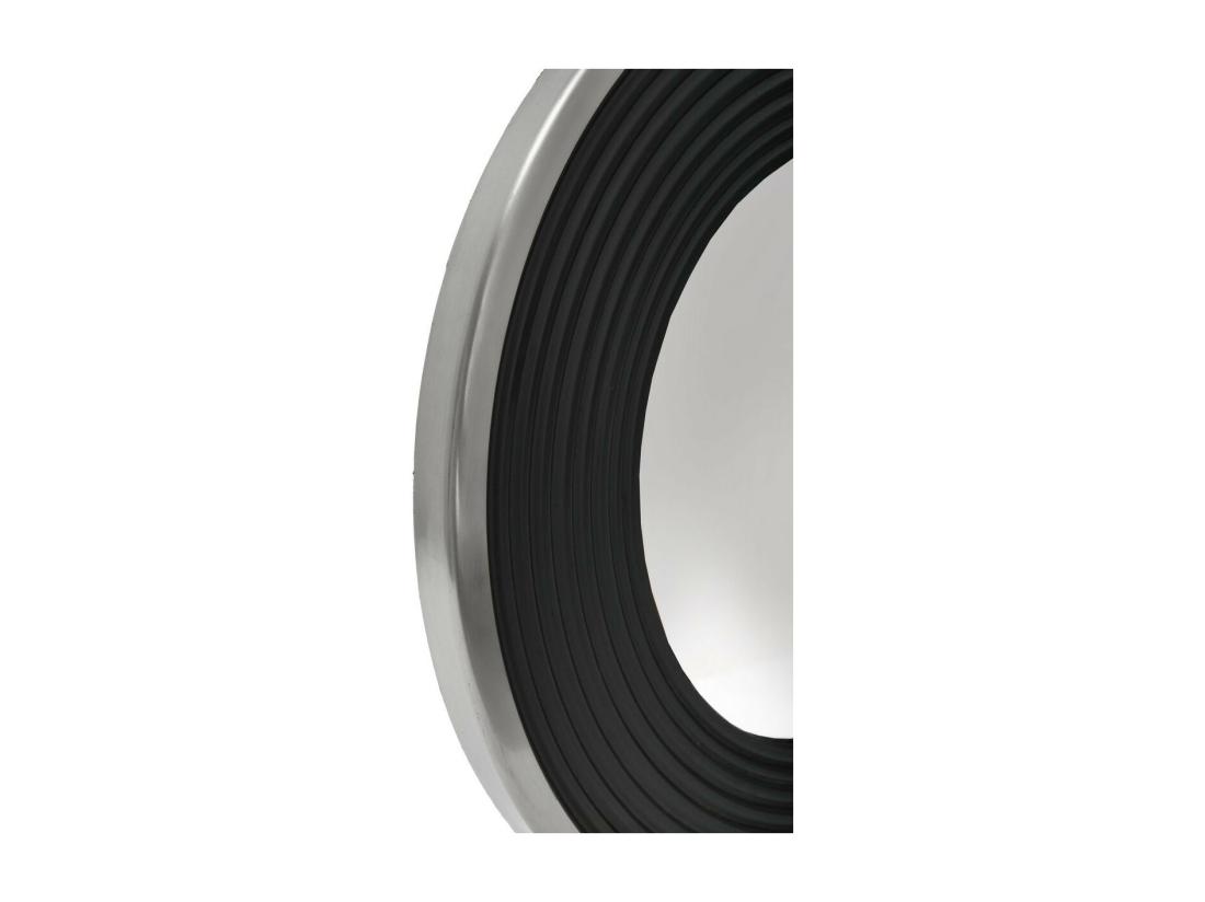Vente Unique Miroir Mural Design "Eleganca" 51cm Argent & Noir