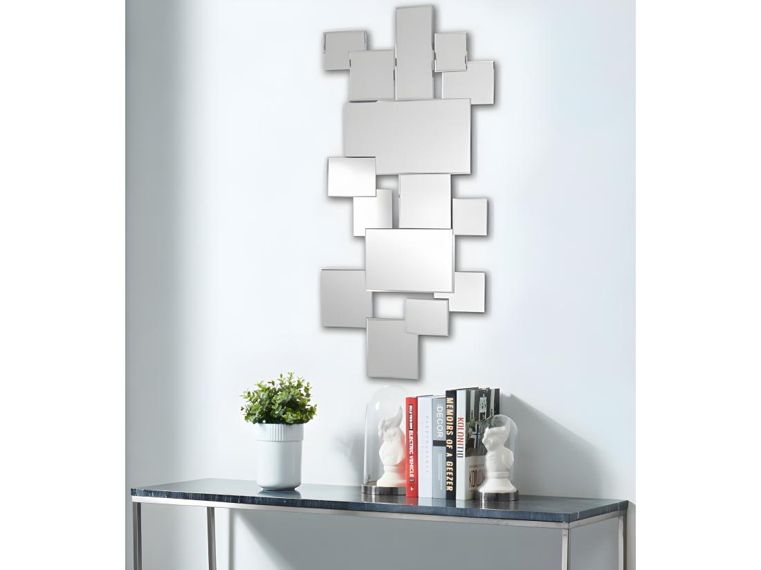 Vente Unique Miroir Mural Déstructuré - L.53 X H.120 Cm - AROL