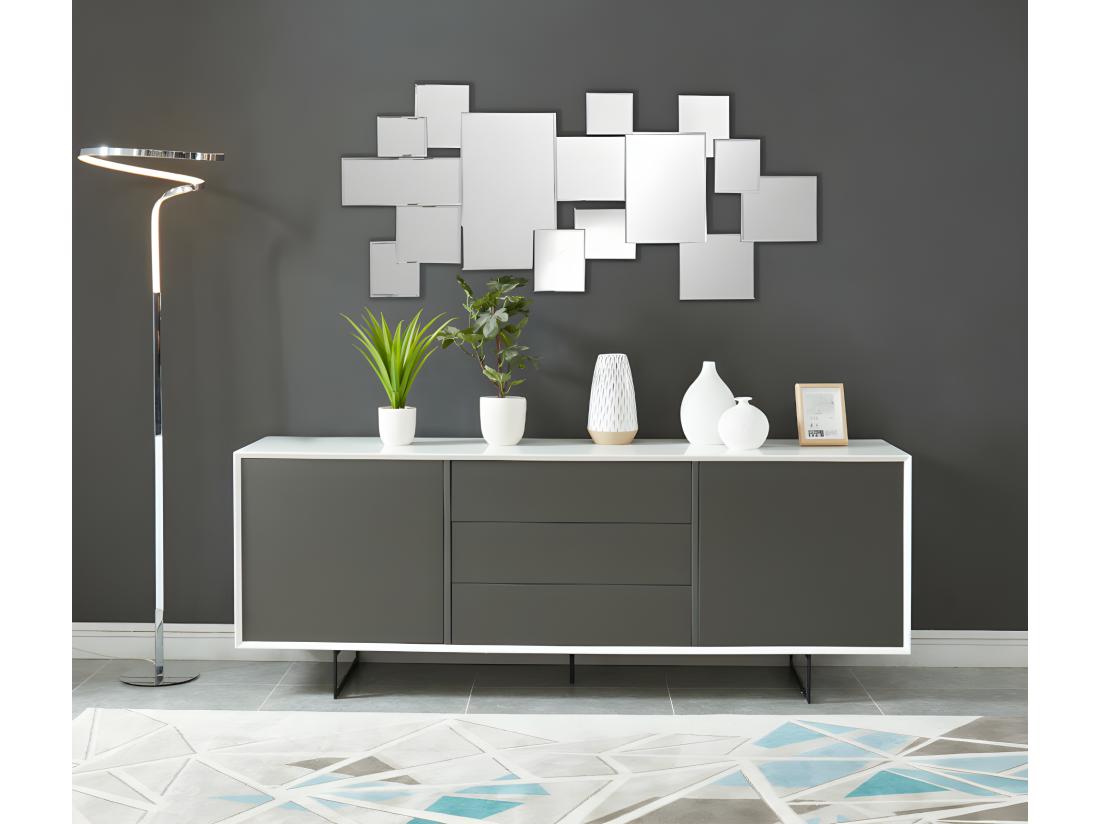 vente unique Miroir mural déstructuré - L.53 x H.120 cm - AROL