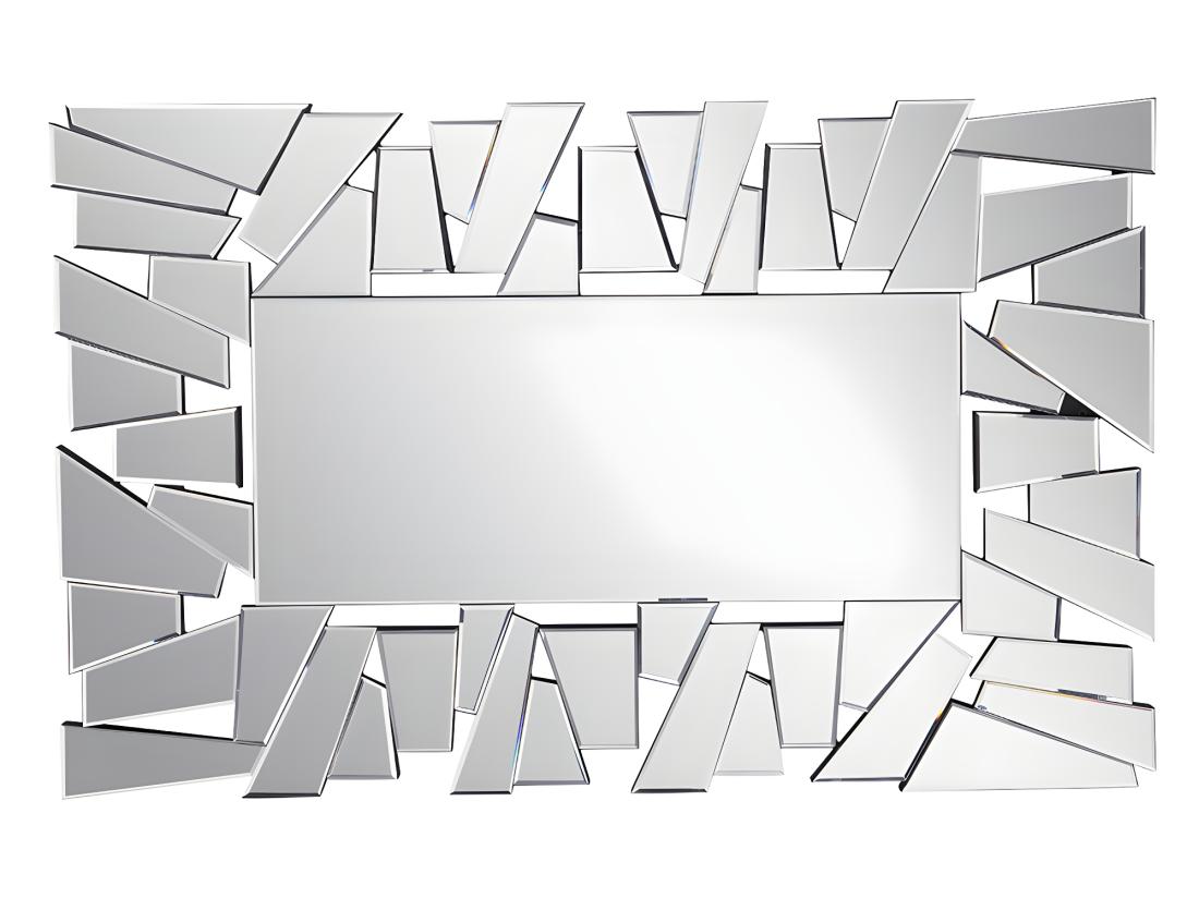 Vente Unique Miroir Mural En Inox - L. 120 X H. 76 Cm - UYUNI