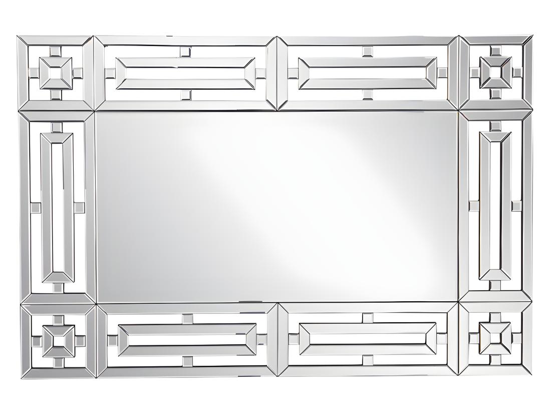 Vente Unique Miroir Mural En Inox - L. 120 X H. 80 Cm- LOAYE