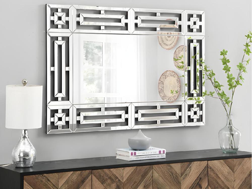 vente unique Miroir mural en inox - L. 120 x H. 80 cm- LOAYE