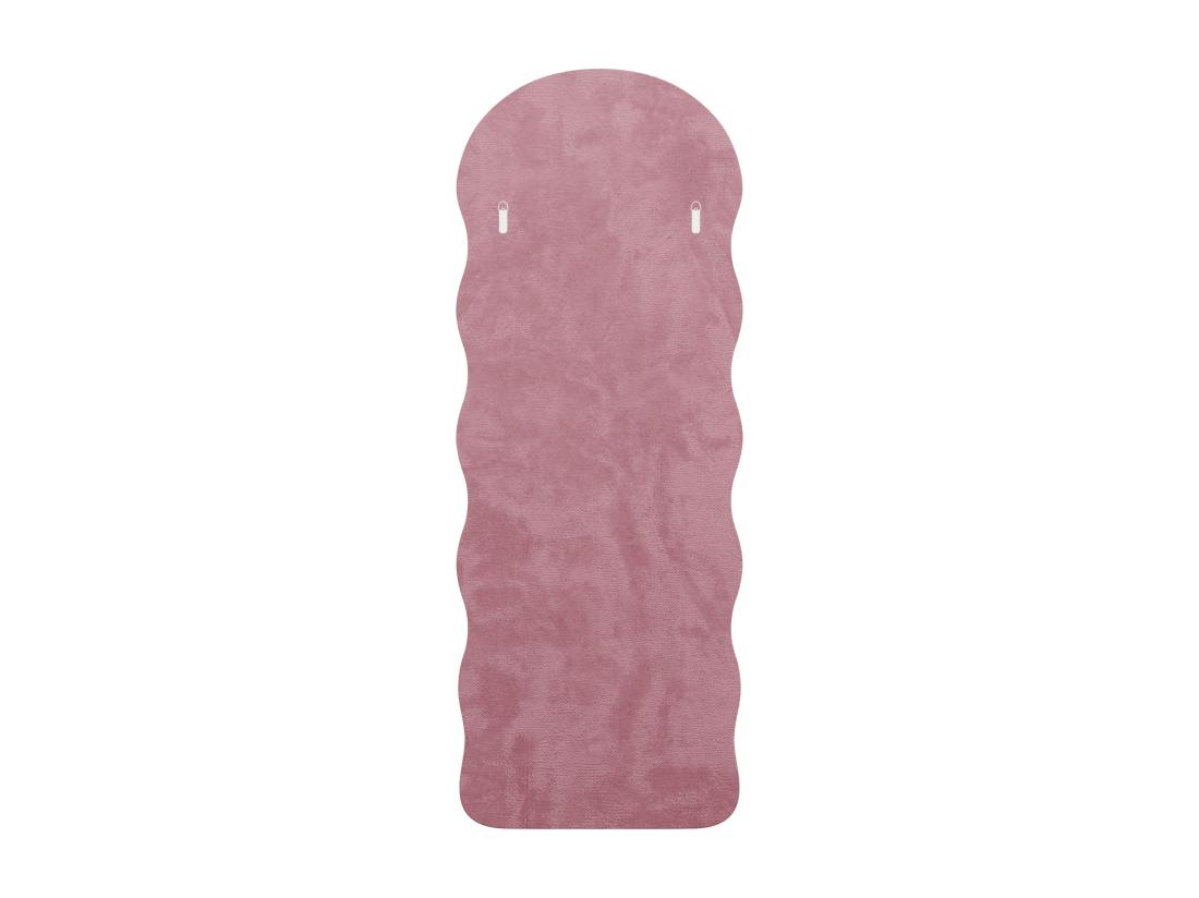Vente Unique Miroir Organique En Velours - L. 65 X H. 170 Cm - Rose - AYANI