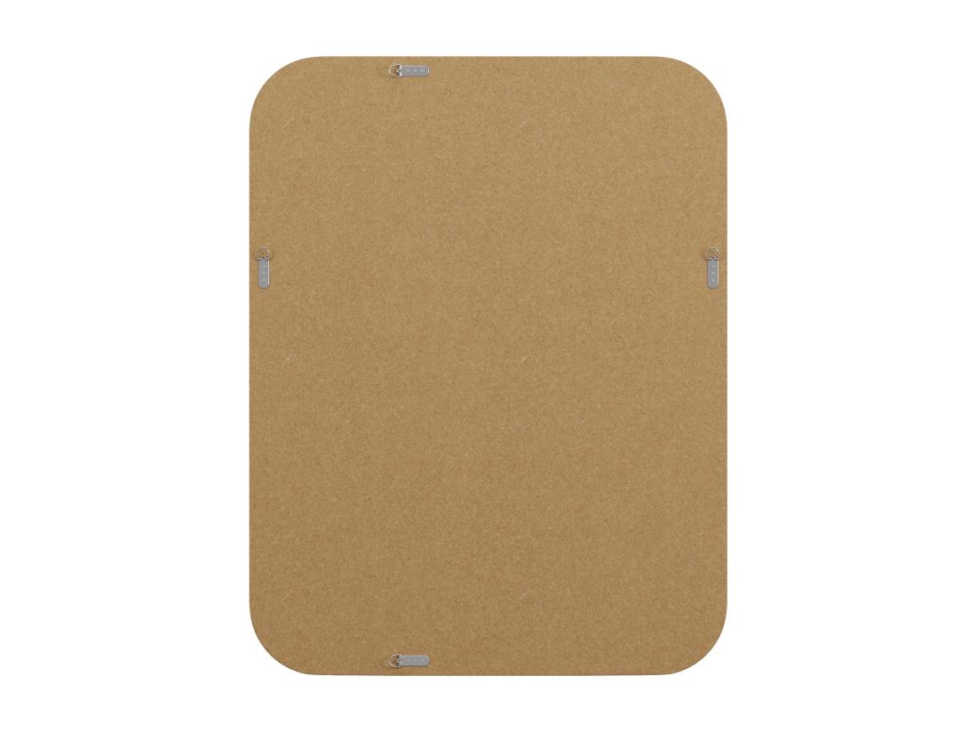 Vente Unique Miroir Rectangulaire En Bois De Paulownia - L. 85 X H. 110 Cm - Noir - JIMIA