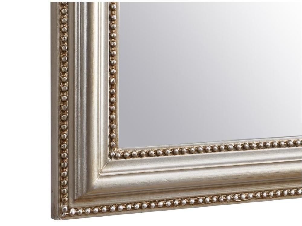 Vente Unique Miroir Style Vintage En Bois De Paulownia - L. 80 X H. 110 Cm - Champagne - HELOISE